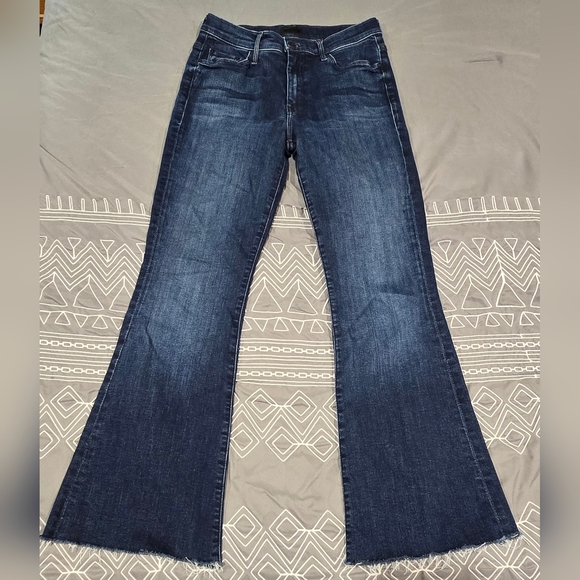 MOTHER The Weekender Fray Jeans In The Color Mint Condition Size 27 - Picture 5 of 12